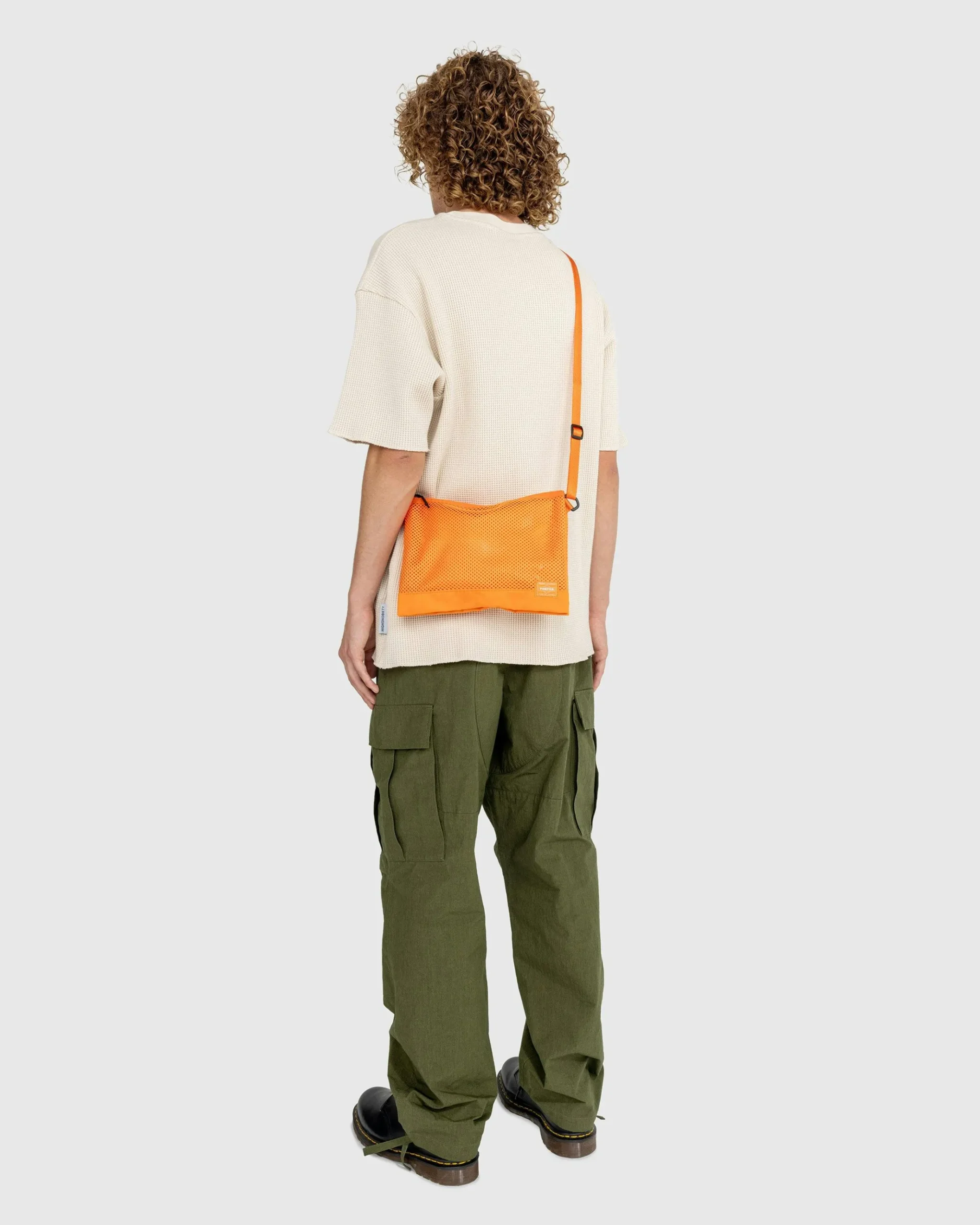 Hot Porter-Yoshida & Co. Sacoche Screen Shoulder Bag orange