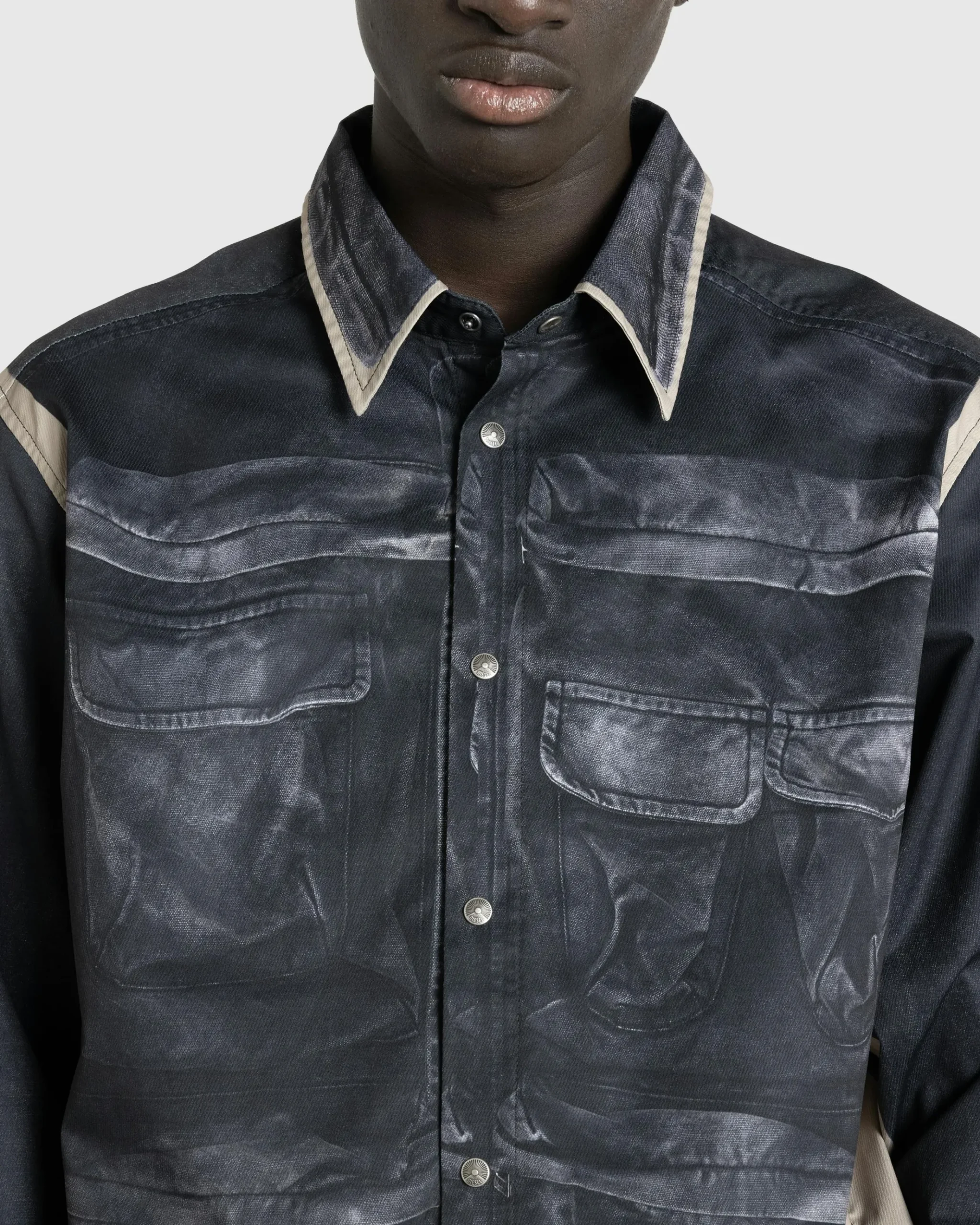 Shop Diesel S-After-A Shirt black