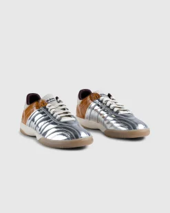 New adidas Samba Metallic Silver/Brown/White silvmt/silvmt/easyel