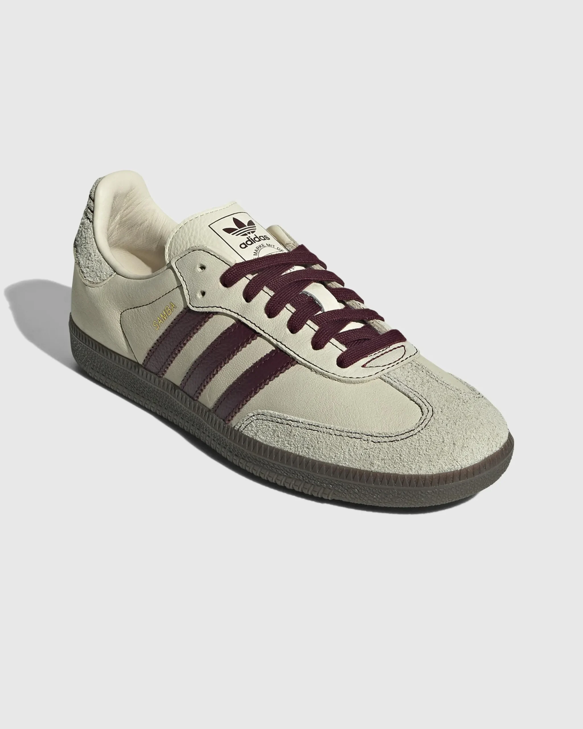New adidas Samba OG W White/Maroon wonwhi/maroon/putgre