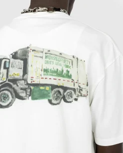 Fashion Dave's New York Sanitation Truck T-Shirt white
