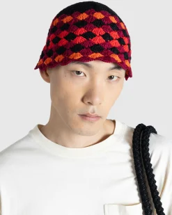 Discount SSU Seashell Bucket Hat Red Scale redscale