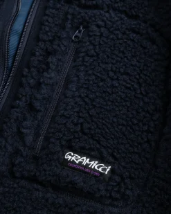 Fashion Gramicci Sherpa Jacket navy