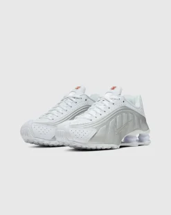 Cheap Nike Shox R4 White/White-Metallic Silver-Max Orange white/white-metallicsilver-maxorange
