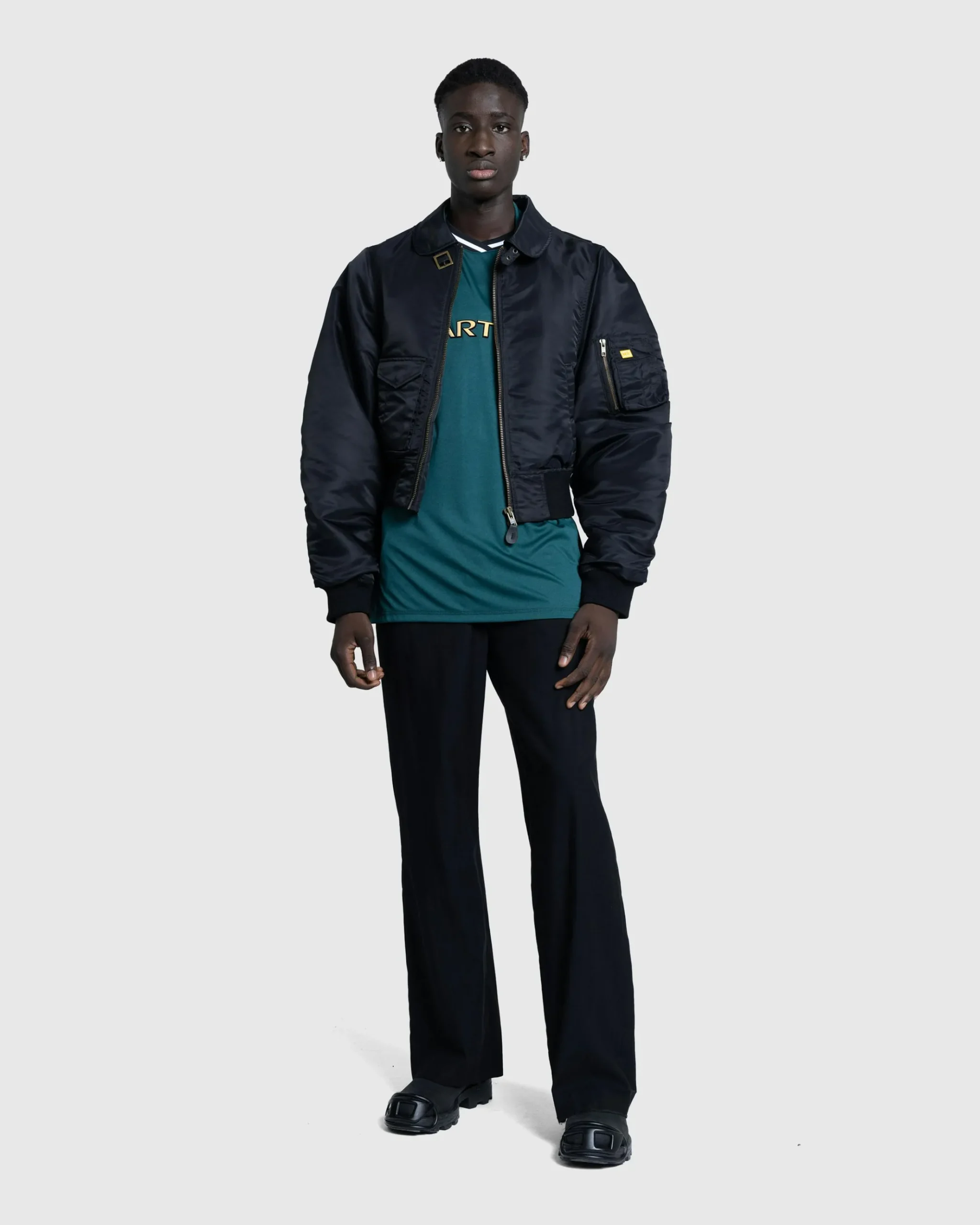 Clearance Martine Rose Shrunken Bomber black