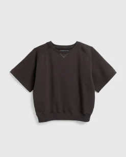Hot Meta Campania Collective Sigmar Jersey Cotton Short-Sleeve Crew Neck Dark Chocolate Brown darkchocolatebrown