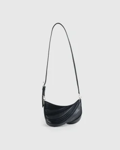 Best Sale Mugler Small Embossed Spiral Curve 01 black