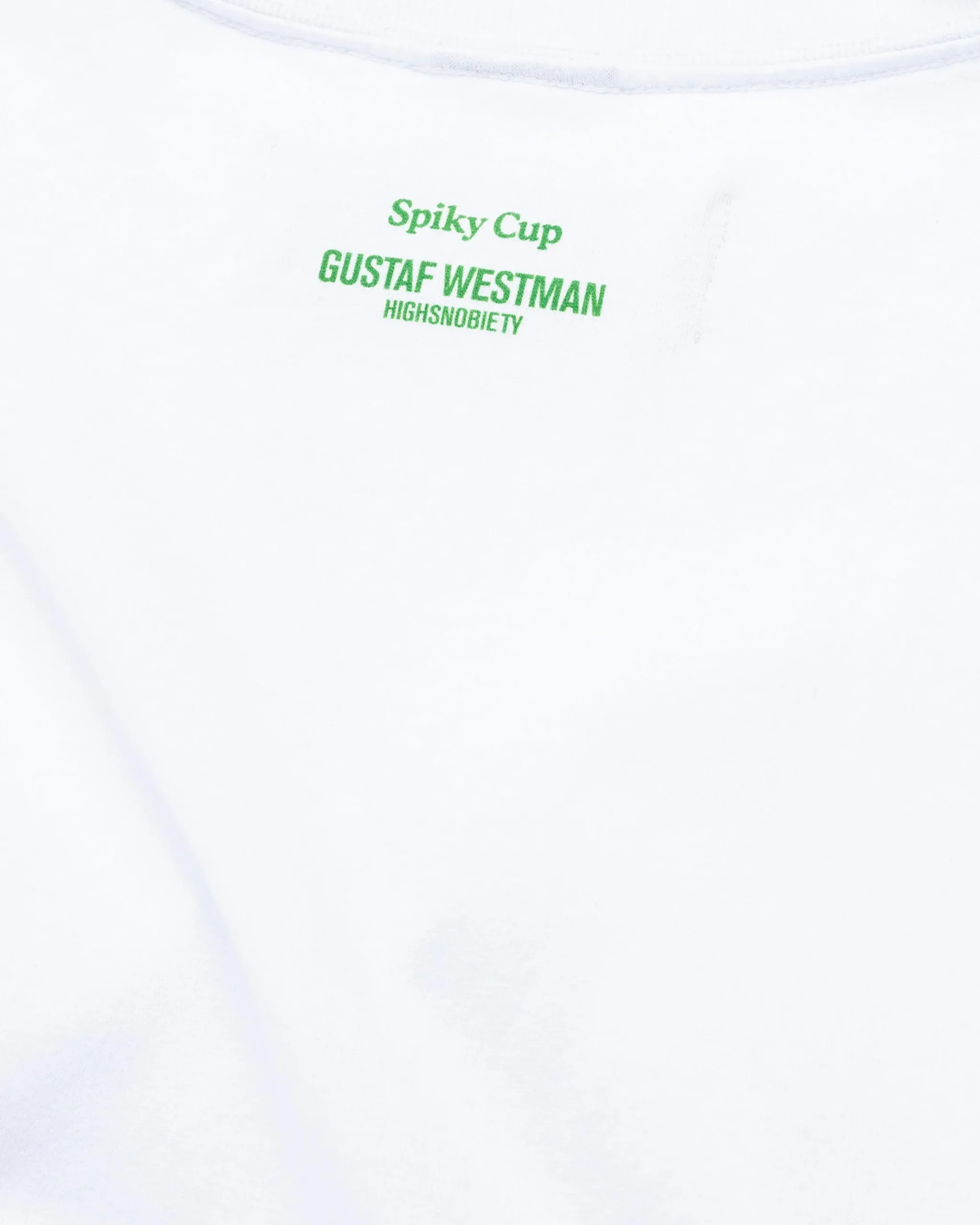 Hot Highsnobiety Spiky Cup and Saucer Long-Sleeve white