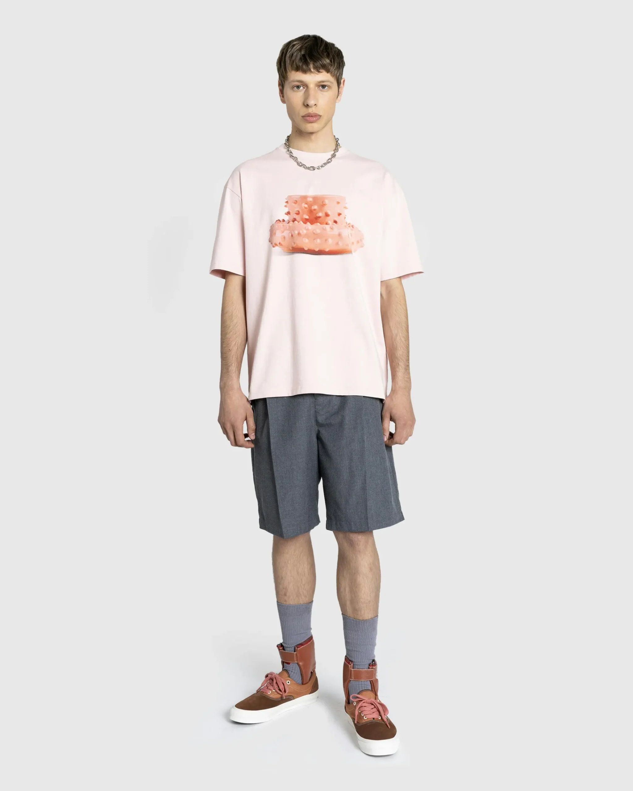 Best Highsnobiety Spiky Cup and Saucer T-Shirt pink