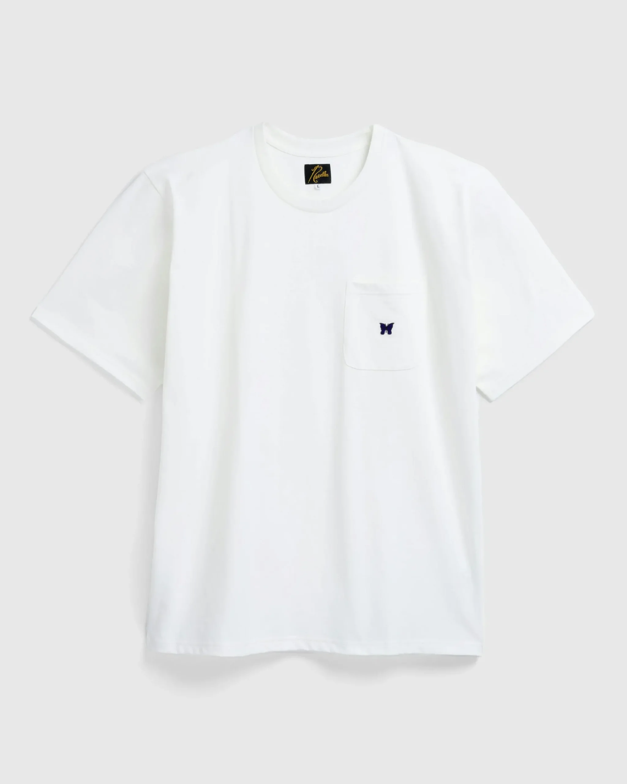 Store Needles S/S Crew Neck Tee Poly Jersey white