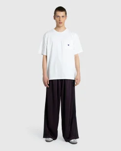 Store Needles S/S Crew Neck Tee Poly Jersey white