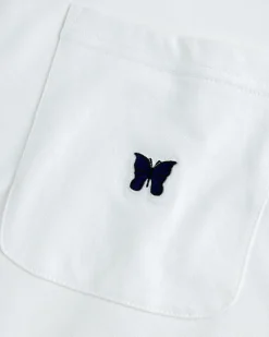 Store Needles S/S Crew Neck Tee Poly Jersey white