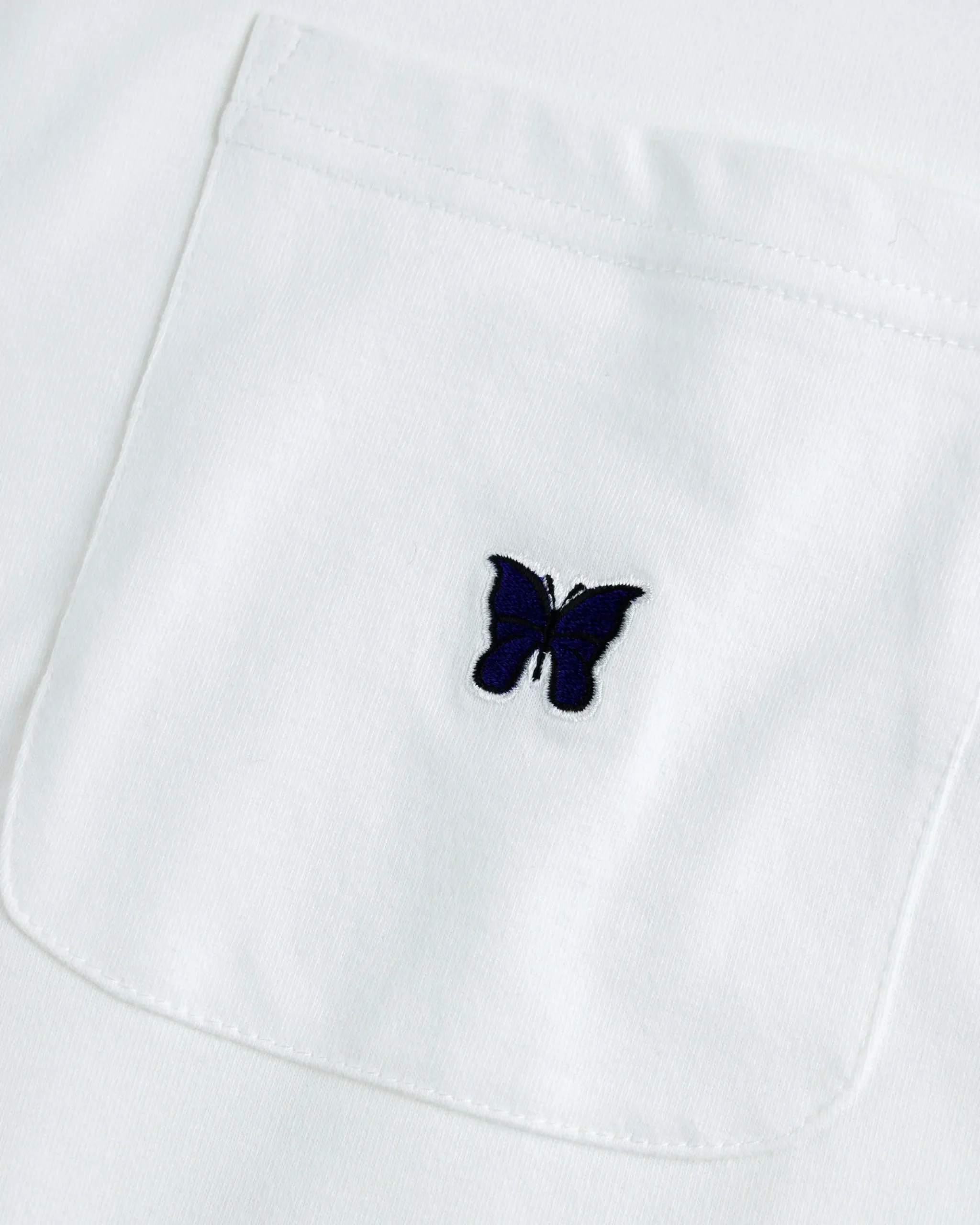 Store Needles S/S Crew Neck Tee Poly Jersey white