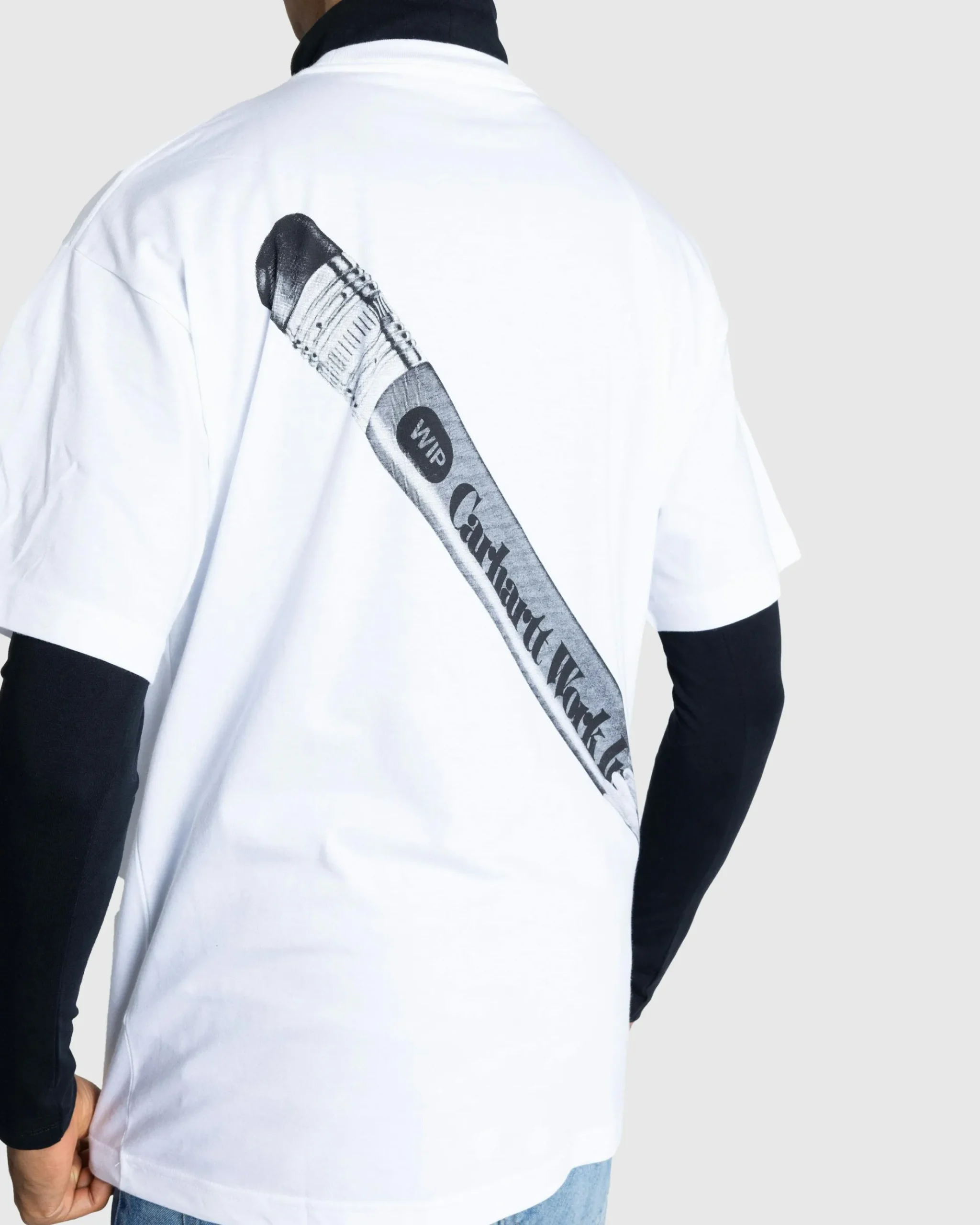 Cheap Carhartt WIP S/S Pencil T-Shirt White/Black