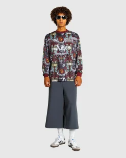 Clearance Aries Stained Glass Poly LS Tee multi