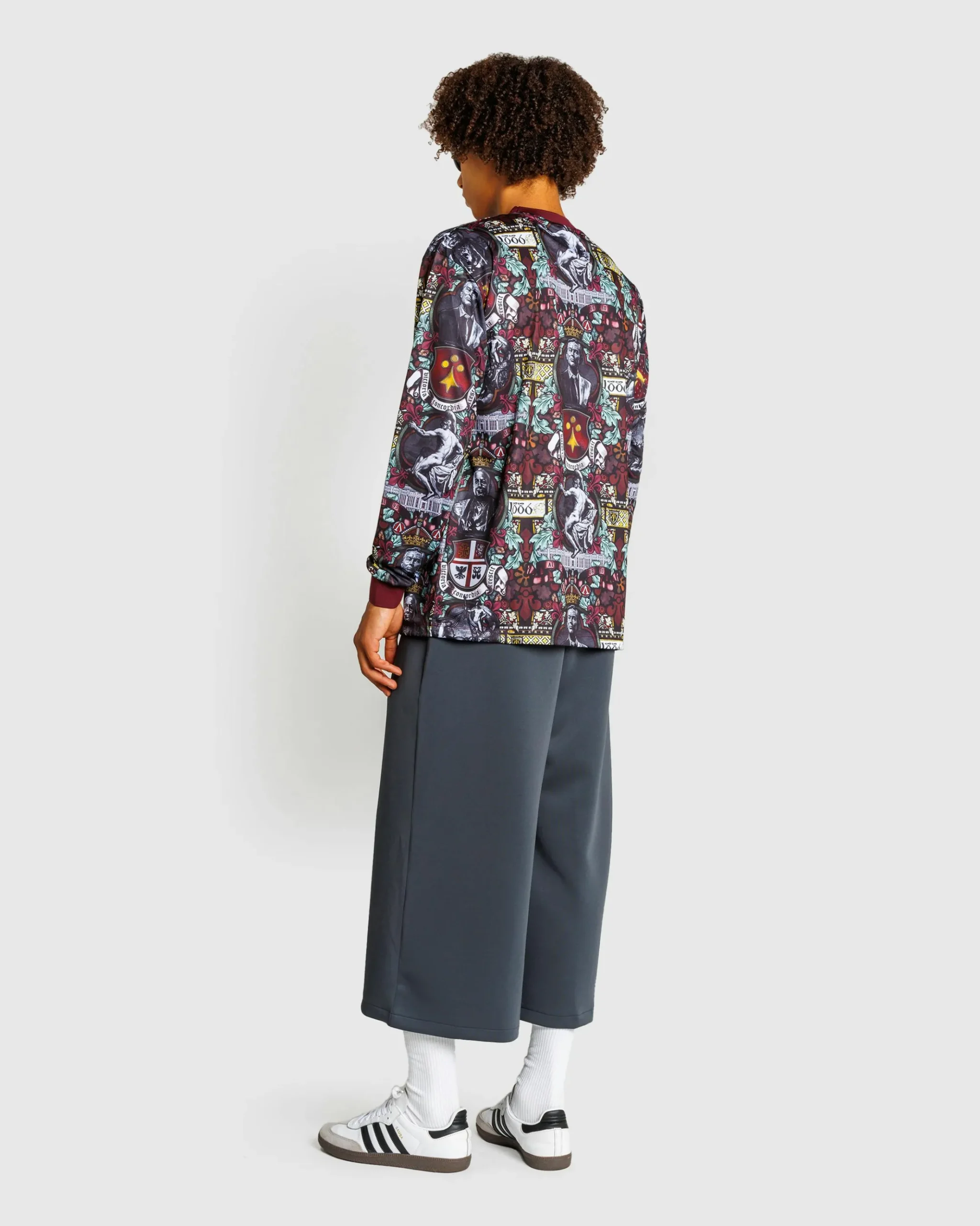 Clearance Aries Stained Glass Poly LS Tee multi
