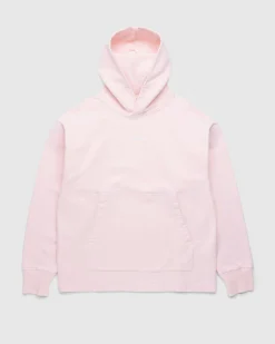 Sale Acne Studios Stamp Logo Hoodie Pale Pink palepink