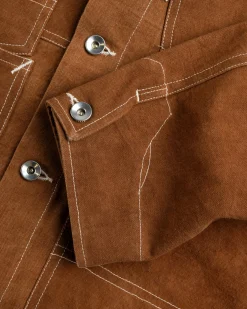 Fashion Story mfg. Station Jacket Brown Wonky-Wear brownwonky-wear
