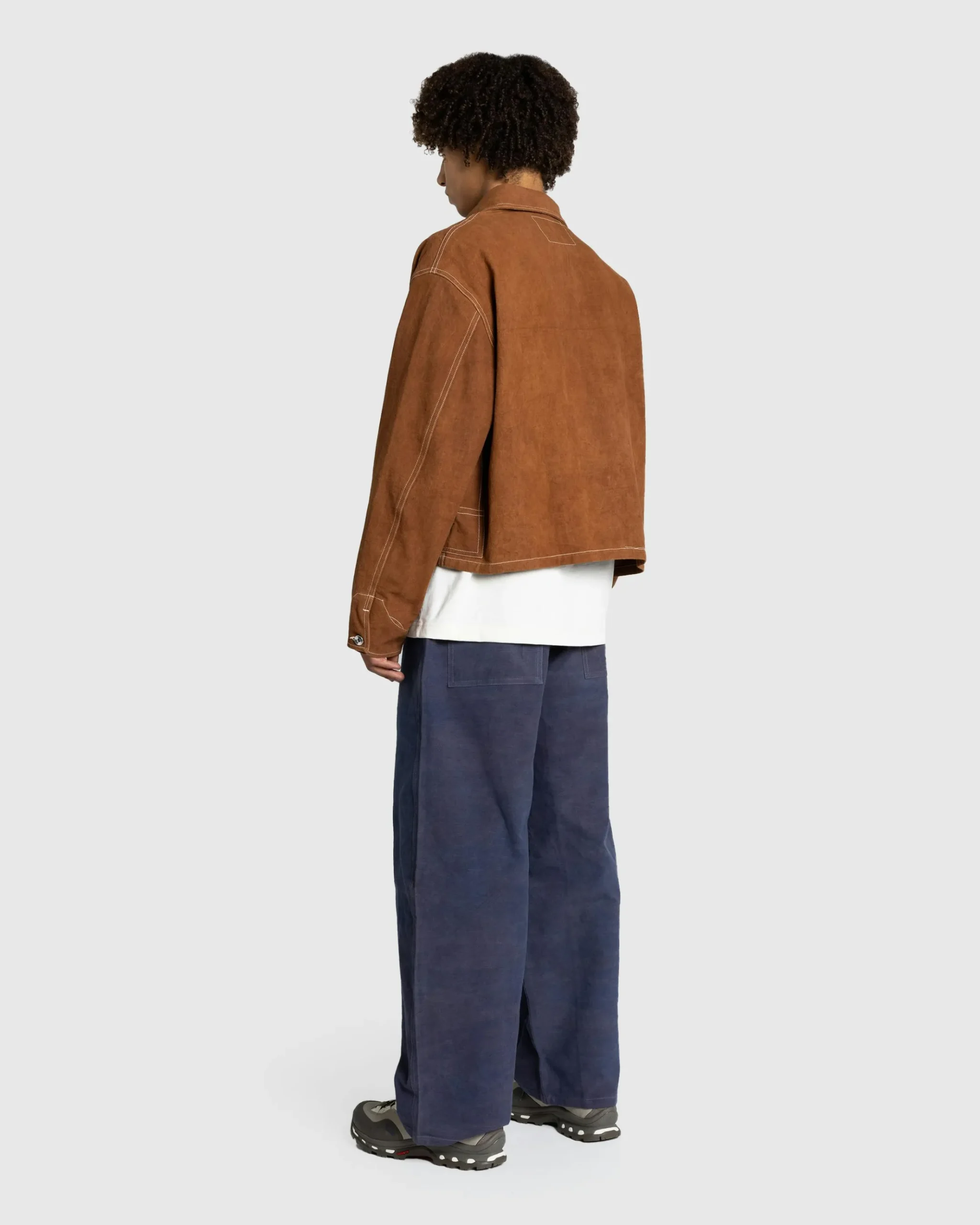 Fashion Story mfg. Station Jacket Brown Wonky-Wear brownwonky-wear