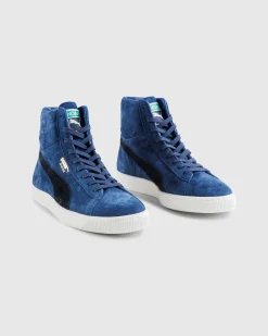 Best Puma Suede Classic Mid MIJ Elektro Blue/New Navy elektroblue-pumablack