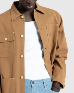 Best Carhartt WIP Suede Michigan Coat Hamilton Brown hamiltonbrown