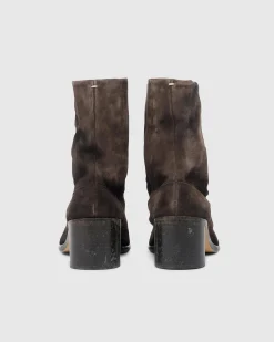 Sale Maison Margiela Tabi Boot Suede brown