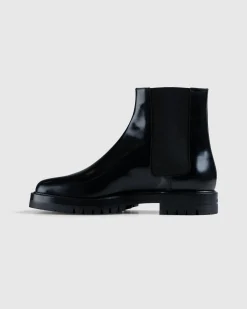 Shop Maison Margiela Tabi Chelsea Boots black