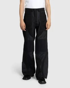 Fashion Mugler Technical Fabric Cargo Pants black/black
