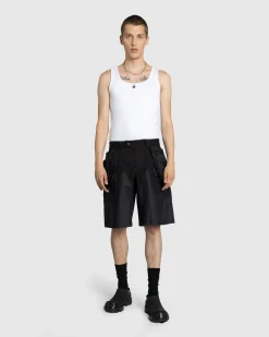 Best Sale Mugler Technical Fabric Cargo Shorts black/black