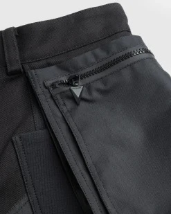 Best Sale Mugler Technical Fabric Cargo Shorts black/black