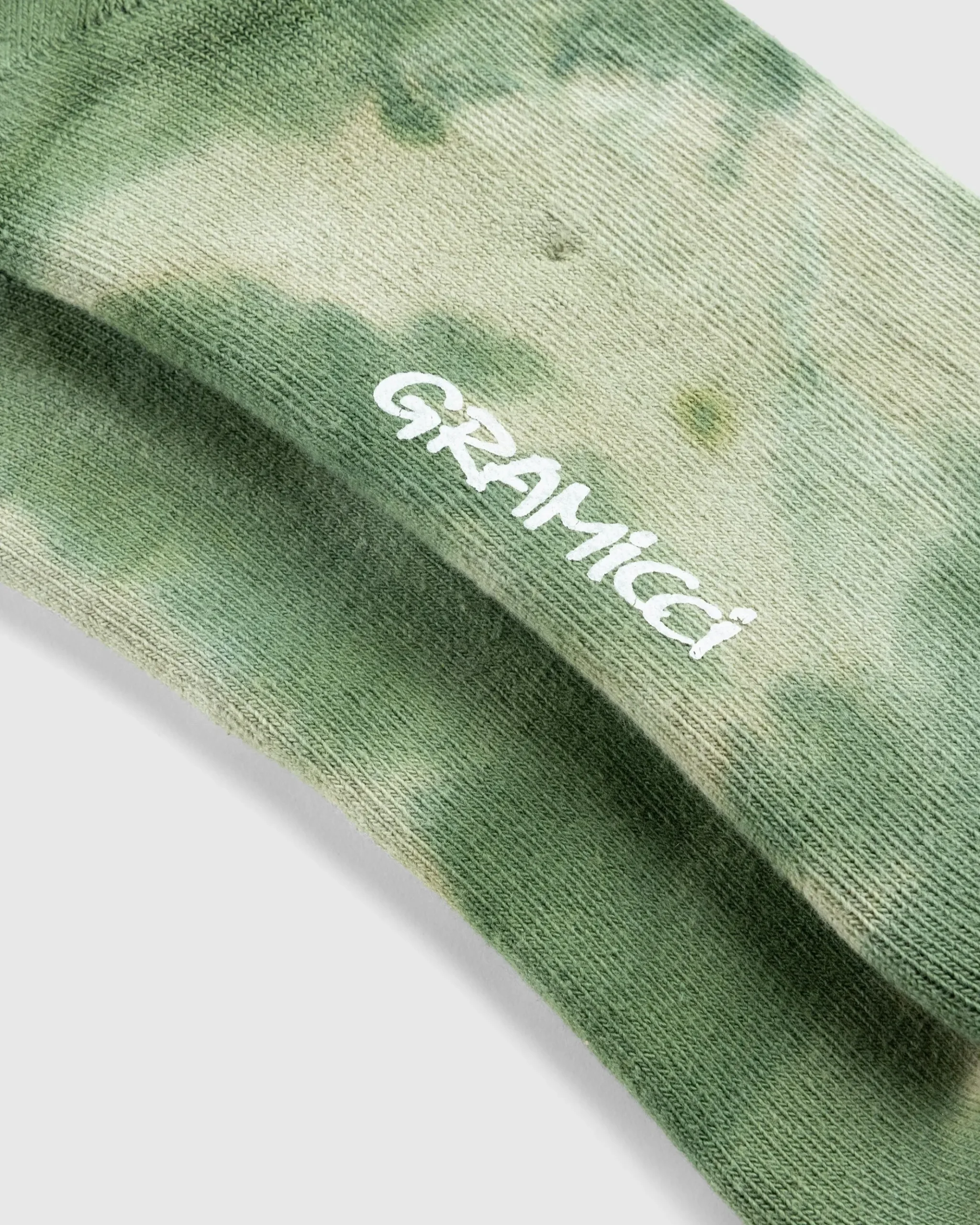 Shop Gramicci Tie Dye Crew Socks green
