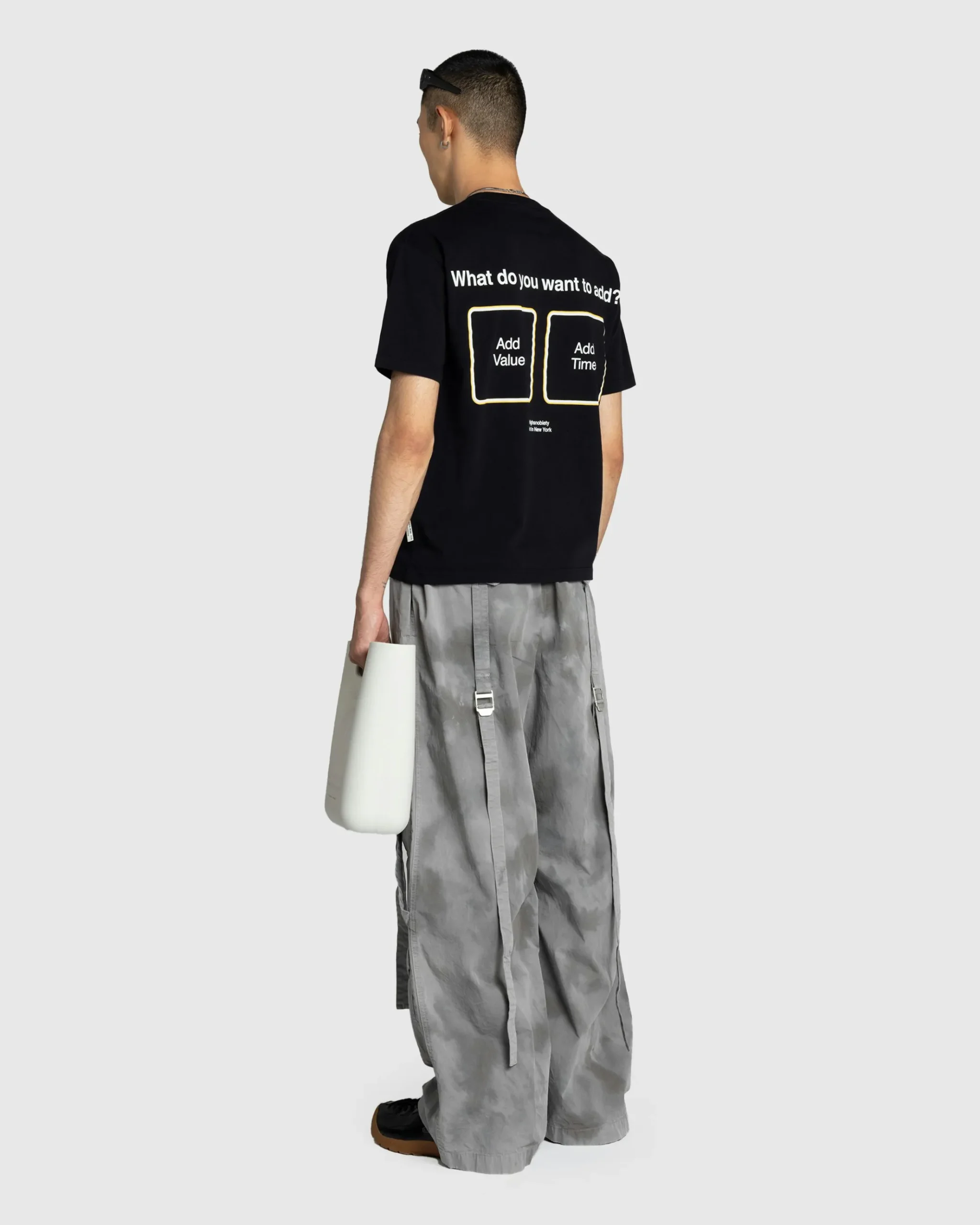 Best Sale Highsnobiety Time or Value T-Shirt black