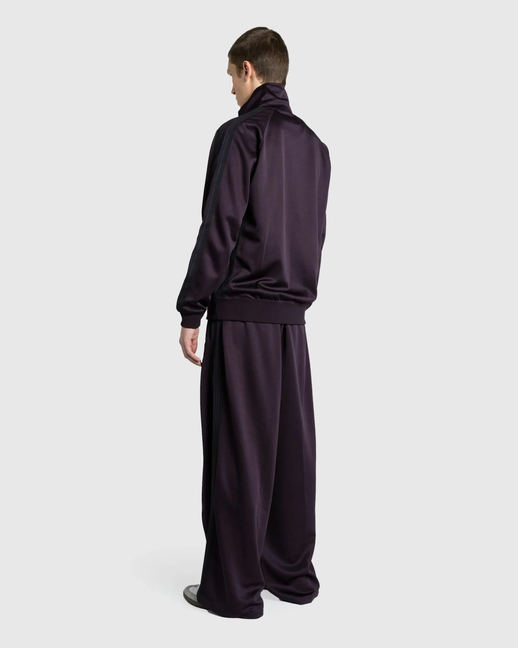 Store Needles Track Jacket Poly Smooth Dark Purple dk.purple