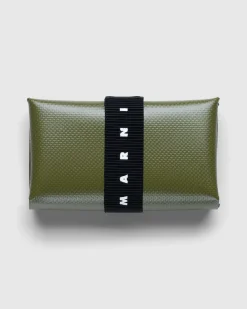 Sale Marni Tri-Fold Wallet Green leavgreen