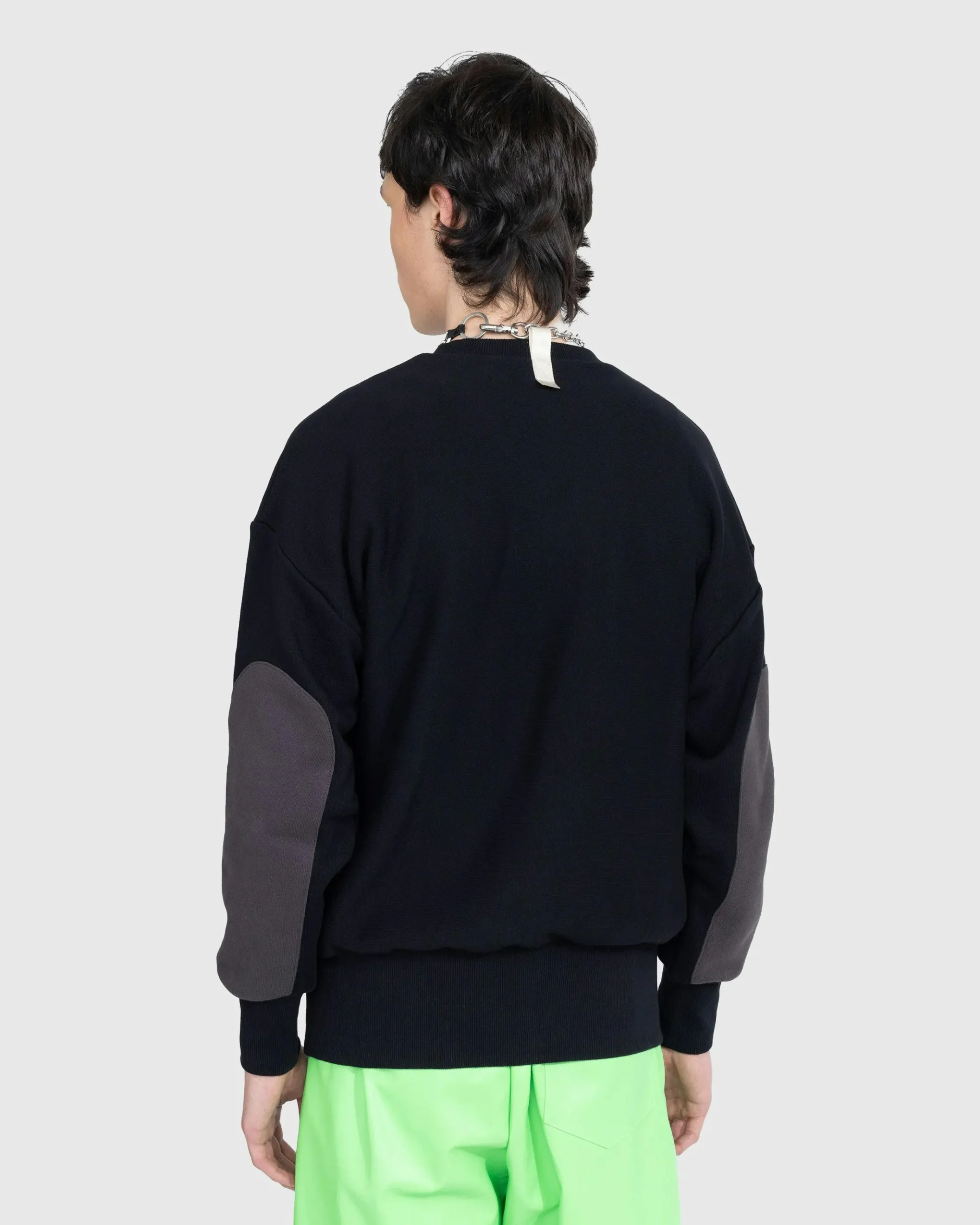 Cheap Abc. Tri-Tone Crewneck Sweatshirt black