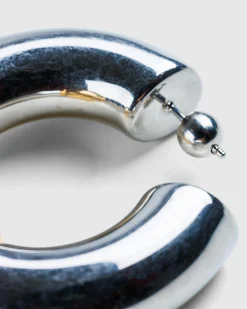 Online Jean Paul Gaultier Tube Earrings Silver/Gold silvergold