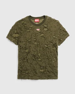 Cheap Diesel T-Uncutie-Long-P2 Top Olive Night olivenight