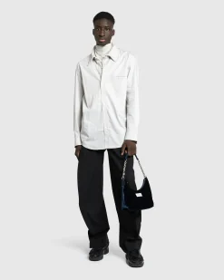 Best Sale Y/Project Turtleneck Shirt Beige Check beigecheck