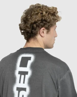 Cheap Diesel T-Wash-H5 T-Shirt grey
