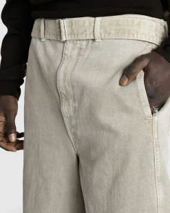 Flash Sale Lemaire Twisted Short Denim Snow Beige denimsnowbeige