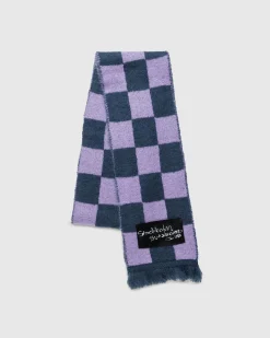 Outlet Stockholm Surfboard Club Umi Scarf Purple Check purplecheck