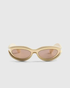 Discount Bottega Veneta Unapologetic Sunglasses gold