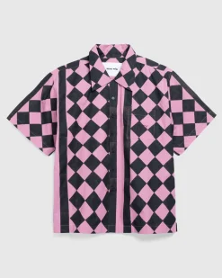 Sale Story mfg. Uniform Shirt Diamond Check diamondcheck