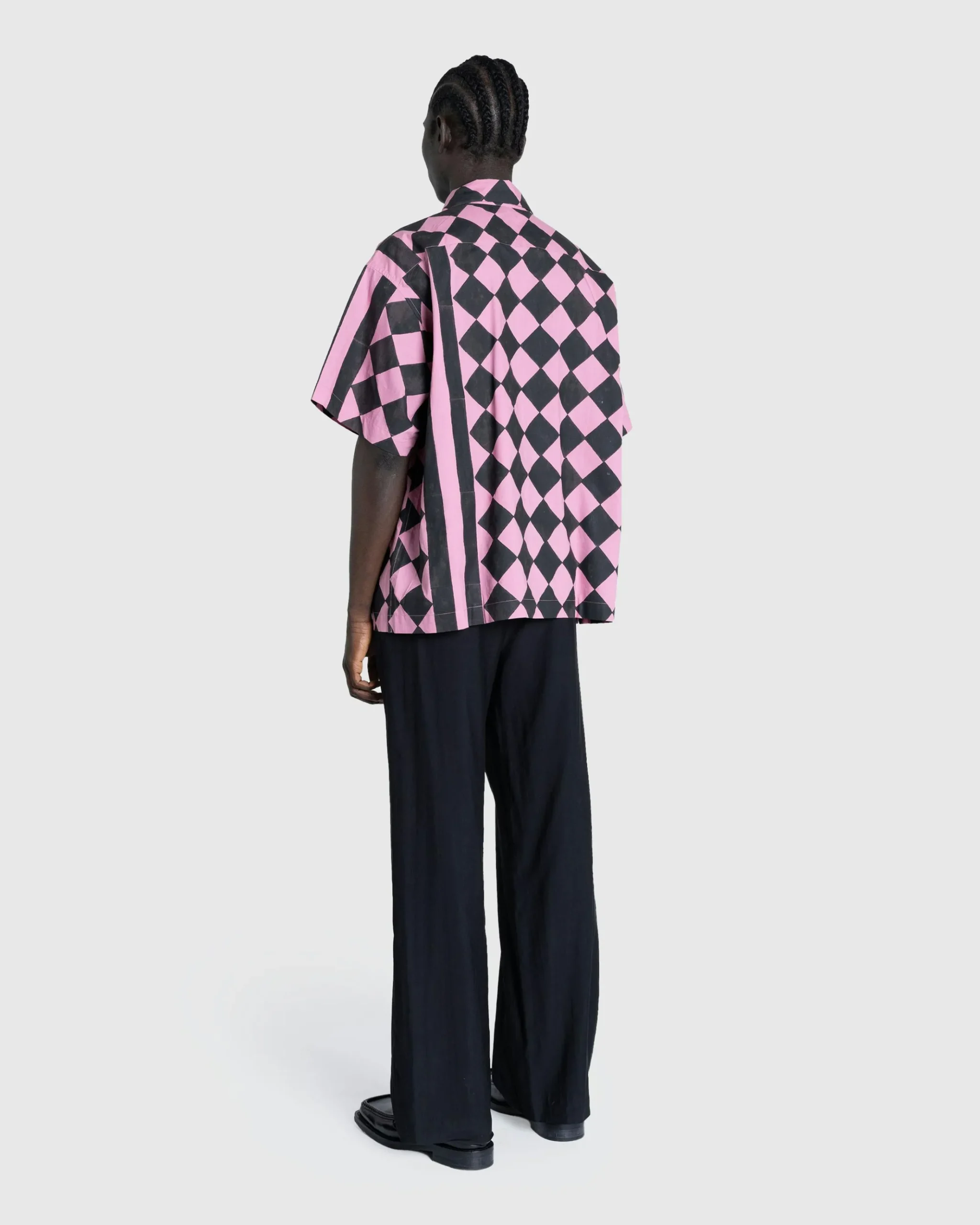 Sale Story mfg. Uniform Shirt Diamond Check diamondcheck