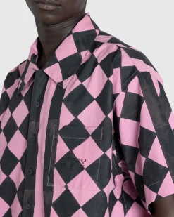 Sale Story mfg. Uniform Shirt Diamond Check diamondcheck