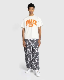 Cheap Awake NY Varsity Tee Charcoal Heather charcoalheather