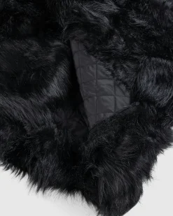 New Entire Studios Vast Fur Coat black