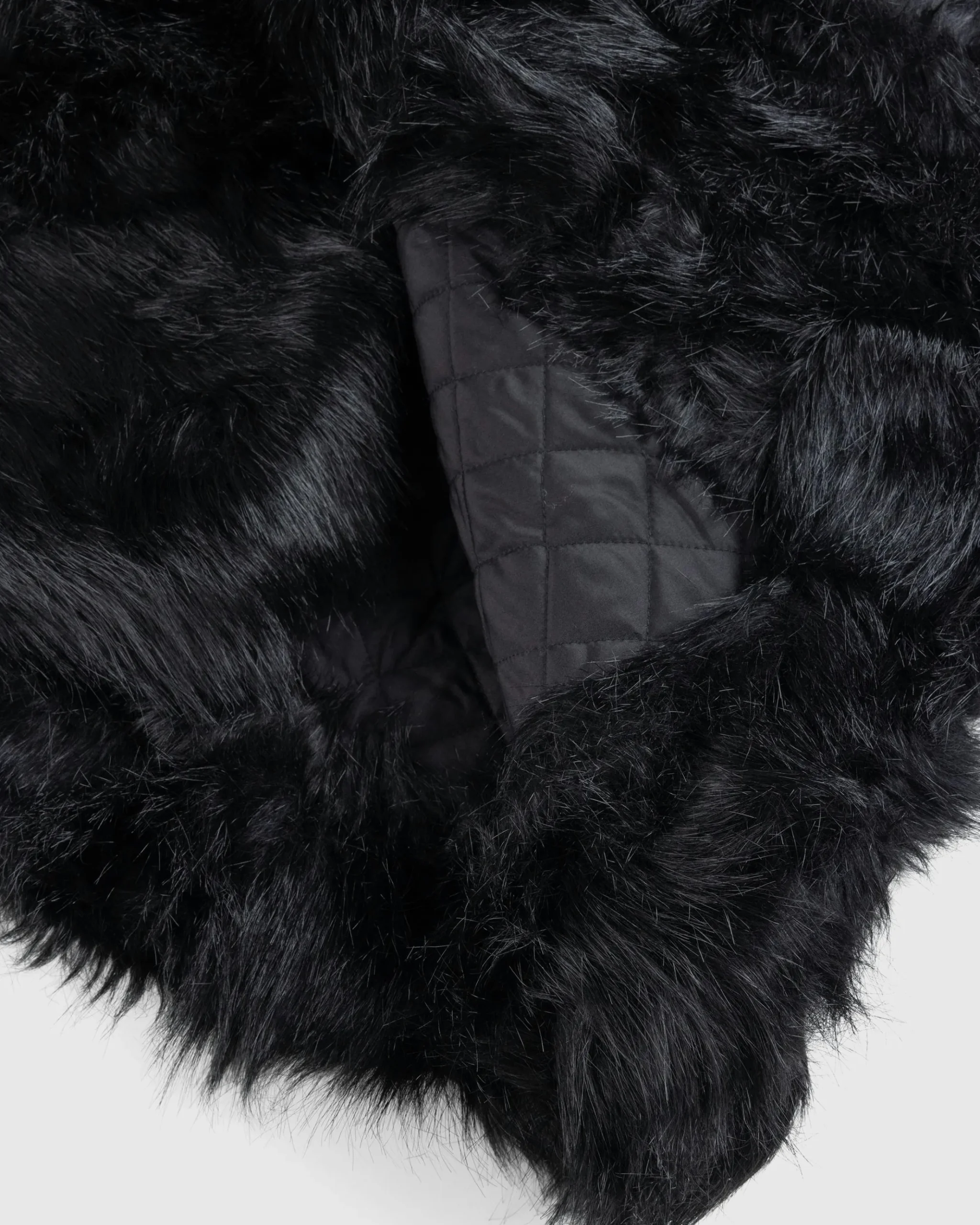 New Entire Studios Vast Fur Coat black