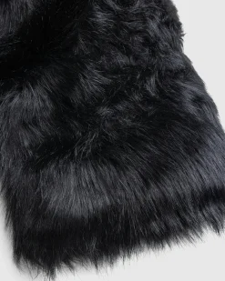 New Entire Studios Vast Fur Coat black