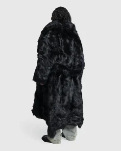 New Entire Studios Vast Fur Coat black